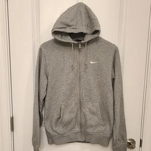 Nike grey zip up hoodie. Size S.